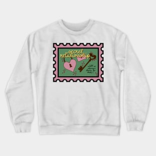 Secret Relationship Postage Stamp Crewneck Sweatshirt